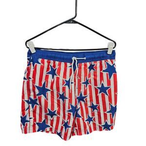 5/$20 Patriotic Swim Trunks - Mad Engine - M